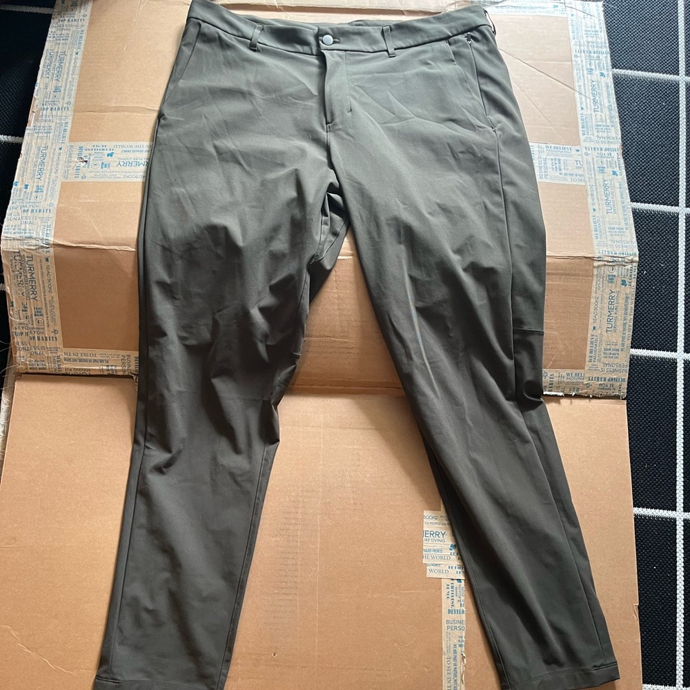 Lululemon Commission Warpstreme Pant, Green, 38